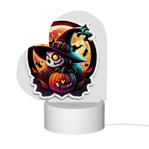 Love Acrylic Night Light, A Sticker Of A Witch With A Pumpkin On Her Head. -Acrylic Night Light Shop 39f5b83d1d4075afc025fef0d67767905677c808