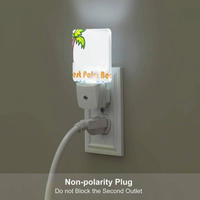 Night Light Set of 2, A cartoon drawing of a palm tree and the words "West Palm Beach" on a white background. Night Light Set Of 2, A Cartoon Drawing Of A Palm Tree And The Words "West Palm Beach" On A White Background. -Acrylic Night Light Shop 3a0fec756ec3288c81c221111f54cbde97edfb15