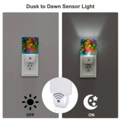 Night Light Set Of 2, A Colorful Image Of Palm Trees With A Logo That Reads "Palm Beach." -Acrylic Night Light Shop 3a15c39feddb5250bccfe82e6c2712fca2519843