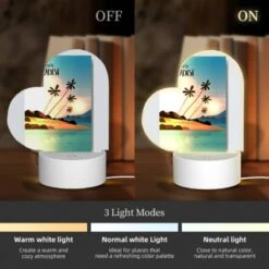 Love Acrylic Night Light, A Colorful Poster Of A Tropical Island With Palm Trees And A Sunset. 2 Love Acrylic Night Light, A Colorful Poster Of A Tropical Island With Palm Trees And A Sunset. -Acrylic Night Light Shop 3a18245aad4692e6463f6e5a257ab7540b388c67