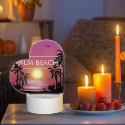 Love Acrylic Night Light, A Sunset Over The Ocean With A Beach Scene. -Acrylic Night Light Shop 3abd026747c7d508dce92f1c3cb6955b7a00f772