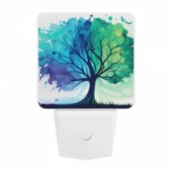 Night Light, A Tree With Two Different Colored Branches. -Acrylic Night Light Shop 3ad05ce6c1fcb86754677f9d4744b6cf3a15732f
