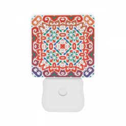 Night Light Set Of 2, A Colorful And Intricate Design On A Piece Of Fabric. -Acrylic Night Light Shop 3b51c50b04c4e02952bf30f815ba5d6de7a7952e