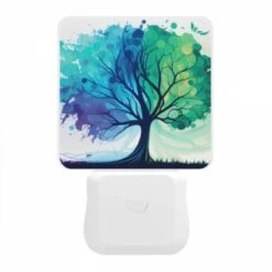 Night Light, A Tree With Two Different Colored Branches. -Acrylic Night Light Shop 3b52148e8bd2be8b8e17d3de1cf87d26f9eef13d