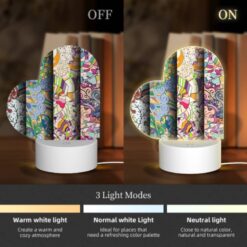 Love Acrylic Night Light, Four Different Colored Paintings Of Flowers. -Acrylic Night Light Shop 3b53aa5e4c82b60631d0024b68cce415ec607bed