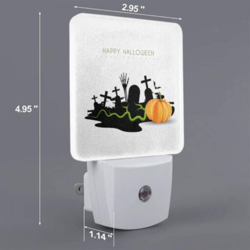 Night Light Set Of 2, A Halloween Poster With A Pumpkin And A Cross. -Acrylic Night Light Shop 3b9af9b4f19b6df22ccc1e16b086d2d0acde2469