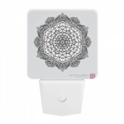 Night Light, A Black And White Drawing Of A Geometric Pattern. -Acrylic Night Light Shop 3c3a79493dae0c65d1f3c51218be8c6021e75150