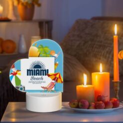 Love Acrylic Night Light, A Colorful Beach Sign With A Sun And Palm Trees. -Acrylic Night Light Shop 3cf0b6c144841bf18f7873564b732123d1f9c1db