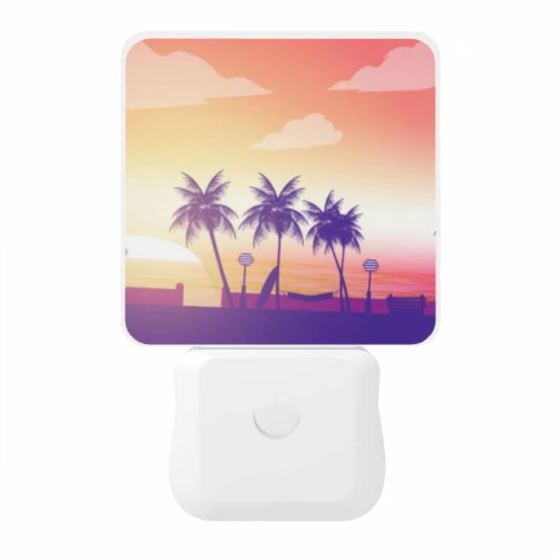 Night Light, A sunset with palm trees in the background. Night Light, A Sunset With Palm Trees In The Background. -Acrylic Night Light Shop 3d0c5ec01fc66216453fd225a66254176a75e82b