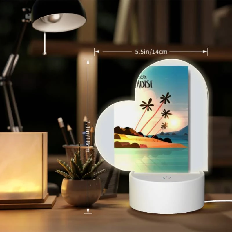 Love Acrylic Night Light, A colorful poster of a tropical island with palm trees and a sunset. Love Acrylic Night Light, A Colorful Poster Of A Tropical Island With Palm Trees And A Sunset. -Acrylic Night Light Shop 3dc4d08b93d589179f7239e42ff90e9c939d4d76