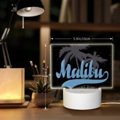 Rectangular Acrylic Night Light, A Logo For A Surfing Beach. -Acrylic Night Light Shop 3dd10e6a8f588586f0fa2c4aa0f7b4b269e0ed8f