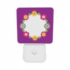 Night Light Set Of 2, A Purple Background With A Yellow Sunflower Design. -Acrylic Night Light Shop 3e468d240e186f6004187abc3a82cf74b0050001