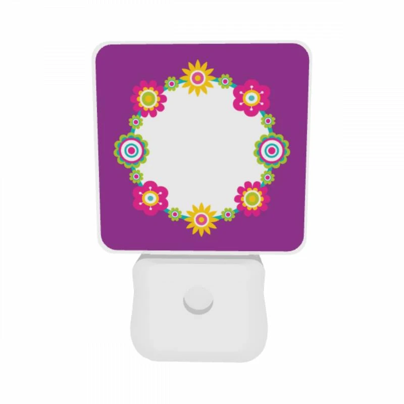 Night Light Set of 2, A purple background with a yellow sunflower design. Night Light Set Of 2, A Purple Background With A Yellow Sunflower Design. -Acrylic Night Light Shop 3e468d240e186f6004187abc3a82cf74b0050001