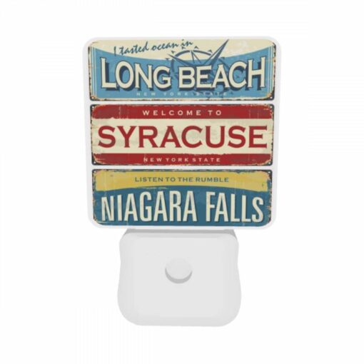 Night Light Set Of 2, A Sign That Says "Welcome To Syracuse -Acrylic Night Light Shop 3f8d9ebea827b24e0c3fbe0e53b37678c504faa5