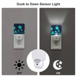 Night Light Set Of 2, A Blue And Green Image Of Palm Trees. -Acrylic Night Light Shop 3fa335f9503479711f36f4950f818c783fec018b
