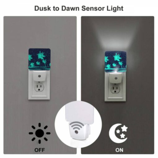 Night Light Set Of 2, A Blue And Green Image Of Palm Trees. -Acrylic Night Light Shop 3fa335f9503479711f36f4950f818c783fec018b