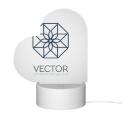 Love Acrylic Night Light, A Blue And White Geometric Design. -Acrylic Night Light Shop 40506d957635121a83c5546bd087966667440274