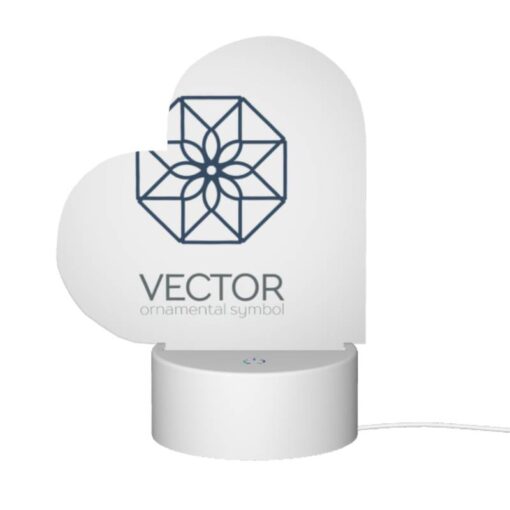 Love Acrylic Night Light, A Blue And White Geometric Design. -Acrylic Night Light Shop 40506d957635121a83c5546bd087966667440274