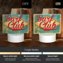 Rectangular Acrylic Night Light, A Surf Club Logo With A Palm Tree And The Words "California.". 2 Rectangular Acrylic Night Light, A Surf Club Logo With A Palm Tree And The Words "California.". -Acrylic Night Light Shop 4080de2b2a241f33e753193a396ac59a1cd1f949