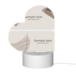 Love Acrylic Night Light, A Boat Is Shown In Two Different Ways -Acrylic Night Light Shop 40ab6a228fcc75928b70c76a336f9bae3c9fc811