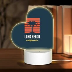 Love Acrylic Night Light, A Logo For Long Beach