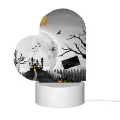 Love Acrylic Night Light, A Halloween Poster With A Haunted House And A Moon. -Acrylic Night Light Shop 41367961de7f31e5d1ec5241287a40b9156a36e4