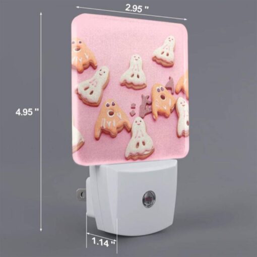 Night Light Set Of 2, A Pink Background With A Bunch Of Halloween Cookies. -Acrylic Night Light Shop 41e91e3a4b2f1d9c292e76ccd48c7746c45f2d8d