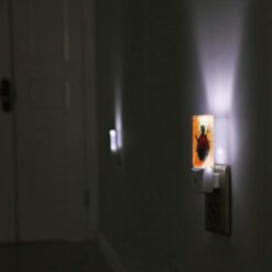 Night Light, A Cartoon Of A House With A Moon In The Sky And A Cat On The Left Side. -Acrylic Night Light Shop 42893168ad546e9f7c142a02f169da276c050159