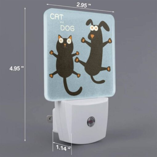 Night Light, A Cat And A Dog Are Standing On Their Hind Legs. -Acrylic Night Light Shop 429d35ebc0acbd63b79d5e0c904b3b797c2770cb