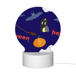 Round Acrylic Night Light, A Halloween Themed Image With A Pumpkin -Acrylic Night Light Shop 42e29c084ff94384be2d40901c1fe08092e64c29