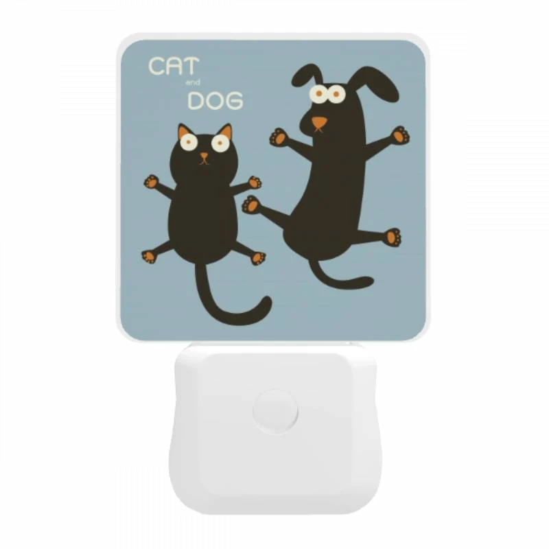 Night Light, A cat and a dog are standing on their hind legs. Night Light, A Cat And A Dog Are Standing On Their Hind Legs. -Acrylic Night Light Shop 430f9eba7c58045f0c7e3d46732e2134fd9ce980