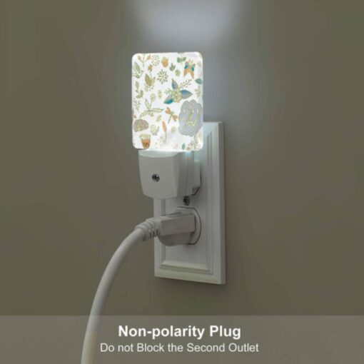Night Light, A Colorful Floral Pattern With Various Plants And Flowers. -Acrylic Night Light Shop 434e8e46c1641af7b268771e9283364cd8d9ded5