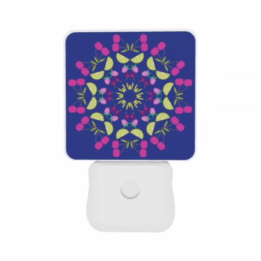 Night Light Set Of 2, A Colorful Design Featuring Cherries -Acrylic Night Light Shop 4390cb2aa988b6267a0041ba9369a98ac7a823a6