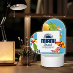 Love Acrylic Night Light, A Colorful Beach Sign With A Sun And Palm Trees. -Acrylic Night Light Shop 4406bb512dd99e2ba4d46c3127b07a129b2e6bde