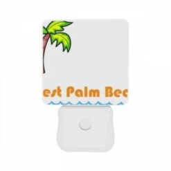 Night Light Set Of 2, A Cartoon Drawing Of A Palm Tree And The Words "West Palm Beach" On A White Background. 8 Night Light Set Of 2, A Cartoon Drawing Of A Palm Tree And The Words "West Palm Beach" On A White Background. -Acrylic Night Light Shop 442b279357be00cc9b5caf96095f5a05fcb7a0b0