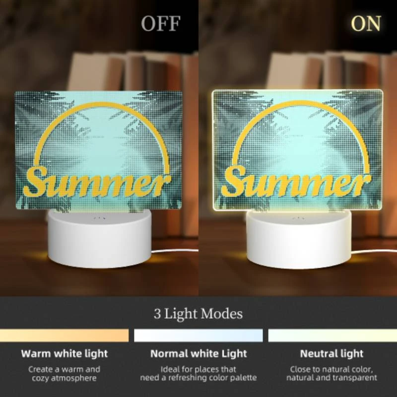 Rectangular Acrylic Night Light, A sunny day with a yellow circle in the middle. Rectangular Acrylic Night Light, A Sunny Day With A Yellow Circle In The Middle. -Acrylic Night Light Shop 442f55616ef85d1105e9d83abe95c7b1abcea218