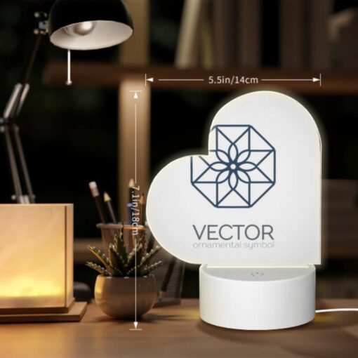 Love Acrylic Night Light, A Blue And White Geometric Design. -Acrylic Night Light Shop 4483b2f85b99794800bcad468a2407628778ec58