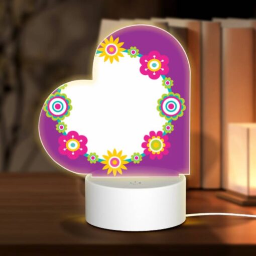 Love Acrylic Night Light, A Purple Background With A Yellow Sunflower Design. -Acrylic Night Light Shop 455a17ec5230efacbb8a34dd68633885afd0276f