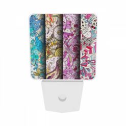Night Light Set Of 2, Three Colorful Designs Are Displayed On A Row Of Paper. -Acrylic Night Light Shop 45618760a0b2b68f310536b0c9213431a9ebea69