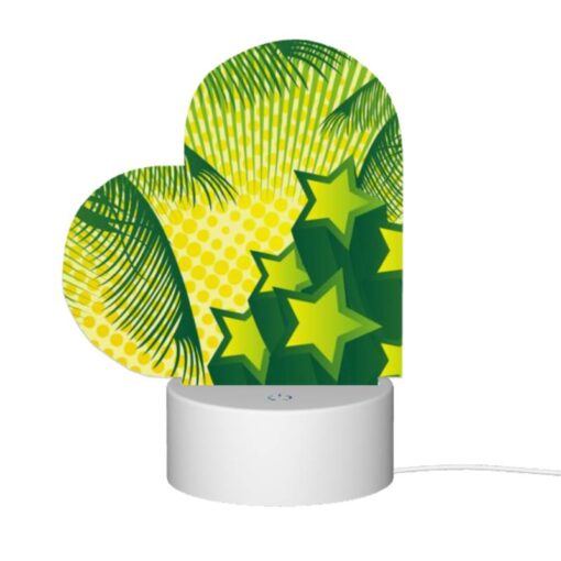 Love Acrylic Night Light, A Green Star Is Surrounded By Other Green Stars. -Acrylic Night Light Shop 45a4b3de39479de8ba59a2a067fe4479f2132d06
