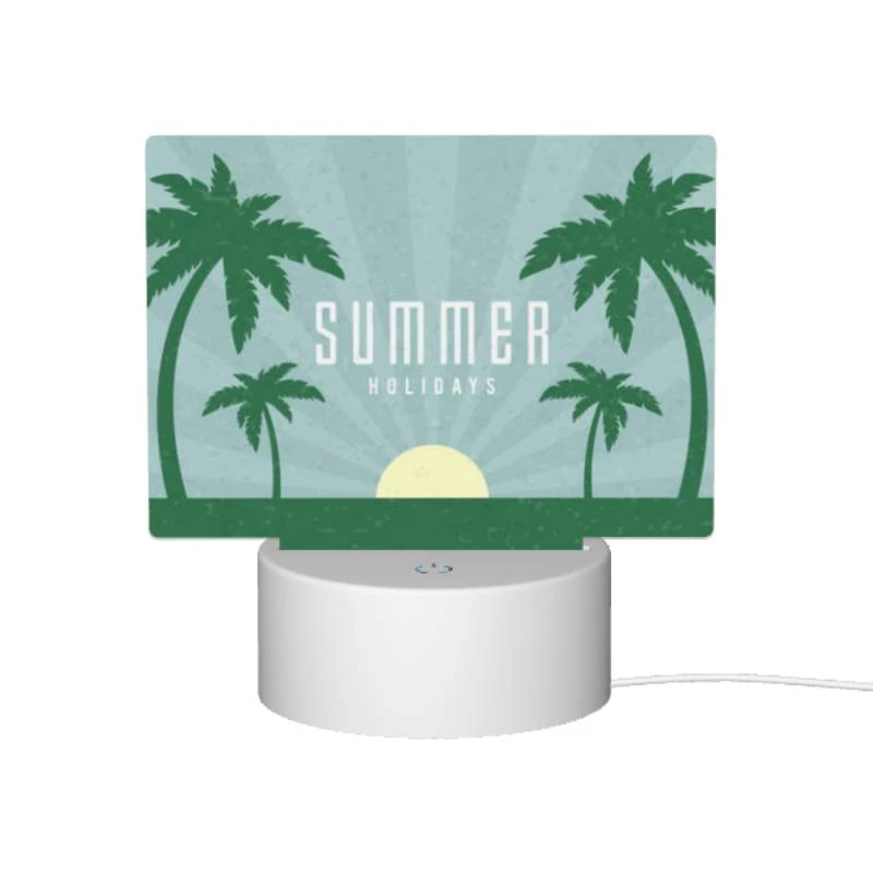 Rectangular Acrylic Night Light, A poster advertising summer holidays. Rectangular Acrylic Night Light, A Poster Advertising Summer Holidays. -Acrylic Night Light Shop 46079b5848b52180b8e59d84b6fc95c50cb63b7e