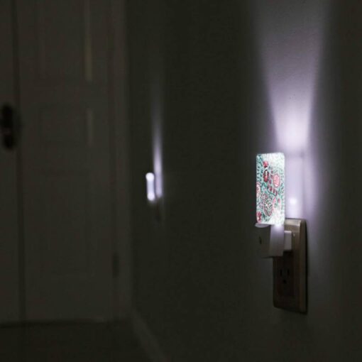 Night Light, A Colorful Floral Pattern With Pink -Acrylic Night Light Shop 464b3644b9039d6a4d18a75d24d944aee4771741