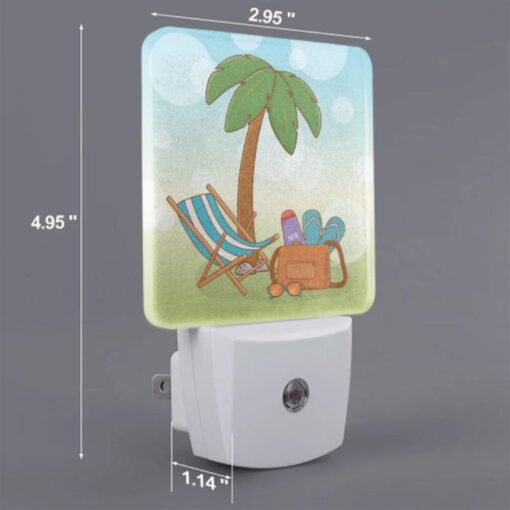 Night Light, A Colorful Beach Scene With A Chair -Acrylic Night Light Shop 46be65b12c78138583514e7655f4e818c1c18d5e