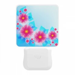 Night Light, A Blue And Pink Flower Arrangement. -Acrylic Night Light Shop 46c5c86134644912f2b0460d63e855e59956dd33