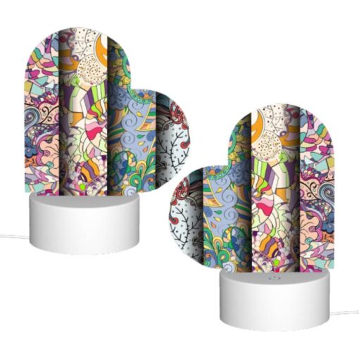Love Acrylic Night Light, Four Different Colored Paintings Of Flowers. -Acrylic Night Light Shop 46e4f65511a23b2afcdb26e778d56dce502f08f4