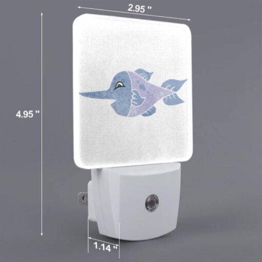 Night Light, A Blue And Purple Fish With A Long Nose And A Blue Eye. -Acrylic Night Light Shop 47028a652065426d322f9ba0f1ba345052a7b77a