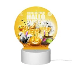 Round Acrylic Night Light, A Poster Advertising A Halloween Party. -Acrylic Night Light Shop 4805db6384bf6f7dad6e173a175ce12f6a9c1a9a