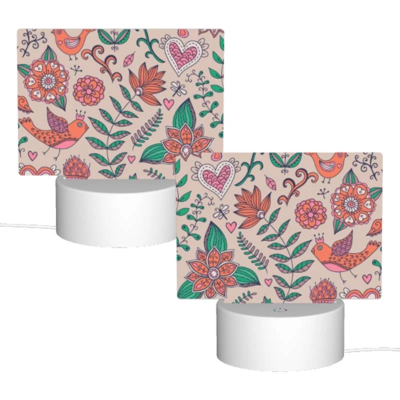 Rectangular Acrylic Night Light, A colorful bird is sitting on a branch. Rectangular Acrylic Night Light, A Colorful Bird Is Sitting On A Branch. -Acrylic Night Light Shop 482b7d9c938cd19208dd884345200a44ff216b3c