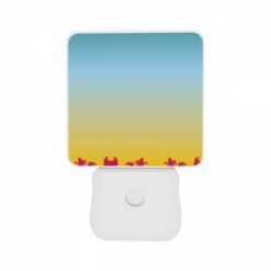Night Light Set Of 2, A Colorful Sunset With Palm Trees And A Blue Sky. -Acrylic Night Light Shop 48fb325b06d7900927505897203e35d0780fdc1c