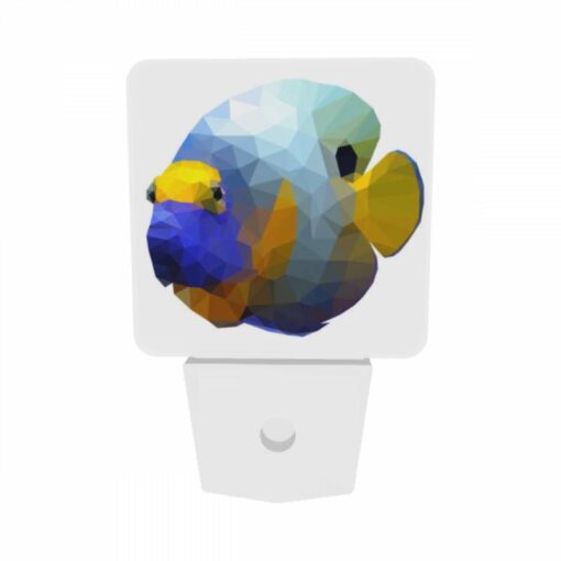 Night Light Set Of 2, A Blue And Yellow Fish With A Black Nose. -Acrylic Night Light Shop 4961edbaf5c151a690a9187f79b65b1432a8982d